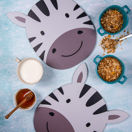 "Zee for Zebra!!" Table mat and coasters set