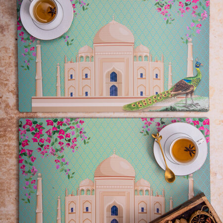 "Taj Mahal" MDF Tablemat, Set of 2