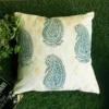 "Green Paisely" Hand Block Beauty