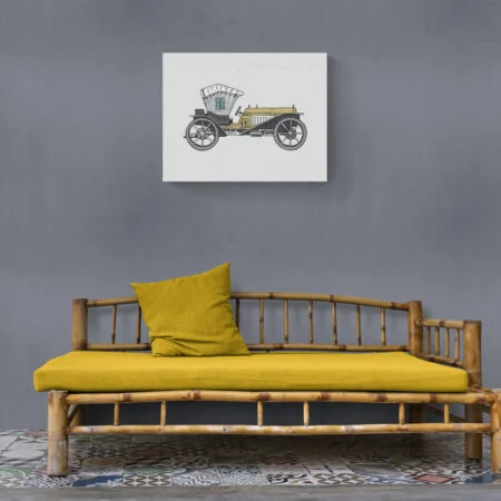 "Vintage Car" Wall canvas - Image 2